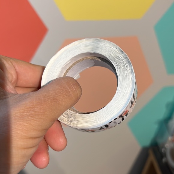 3/$20 📦 Roll of 500 1” Floral stripe thank you stickers🌟HP🌟 - Picture 3 of 3